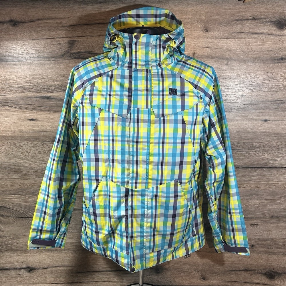 DC Women's Exotex 5K Series Plaid Snowboard /Skiing Fuse Jacket‎ w/ Hood Size M